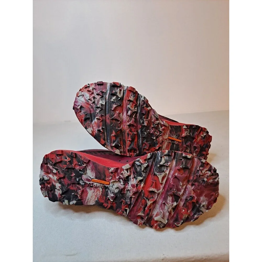 Merrell All Out Crush Trail Running Shoes Womens Size 8.5 Tough Mudder Beet Red